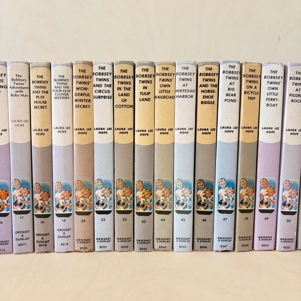 Bobbsey Twins Lot of 37 Book Set Vintage Hardcover Kids Mystery Series Nostalgic